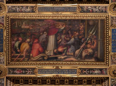Eugene IV Disembarks at Leghorn to Take Refuge in Florence by Giorgio Vasari